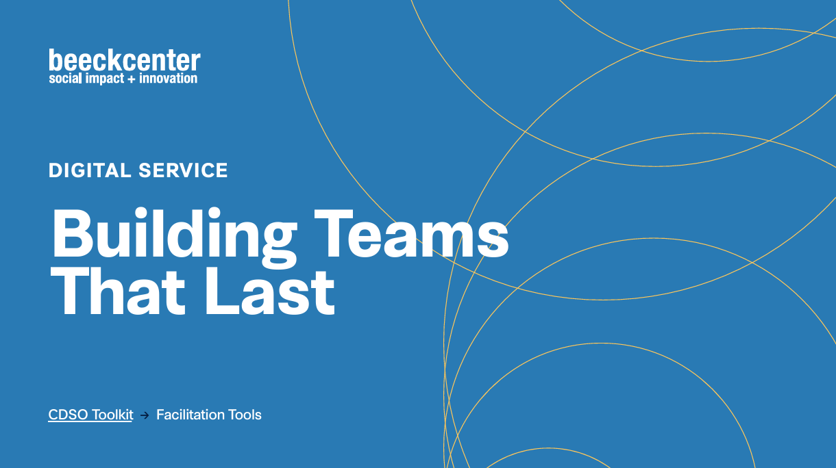 Building Digital Service Teams That Last Digital Government Hub